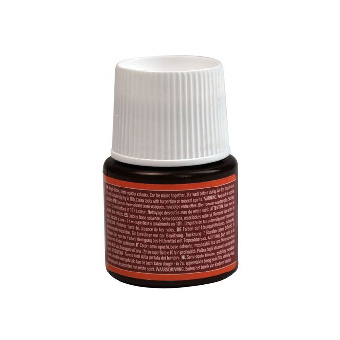 Peinture - Pébéo - Céramic rubis - 45ml - Rouge - Opaque et brillante