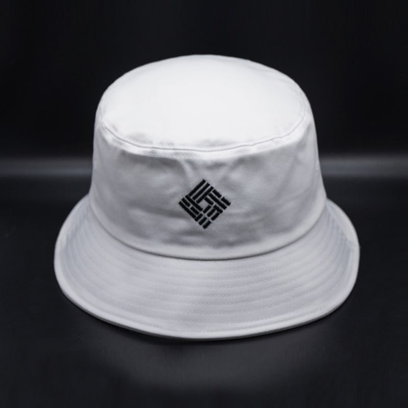 

ARDL MAIN LOGO BUCKET HAT WHITE WHITE
