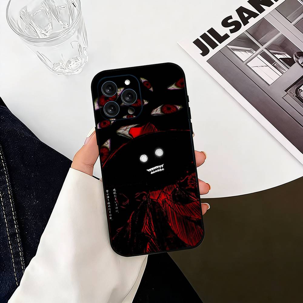 A-Alucard H-Hellsing Anime Phone Case For iPhone 17, 16,15,14,13,12,11 Plus,Pro Max, Others Soft Black Cover