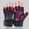 Long Bracers Fitness Half Finger Gloves Men's and Women's Barbell Sports Outdoor Riding Roller Skating Dumbbell Weightlifting Exercise Hands