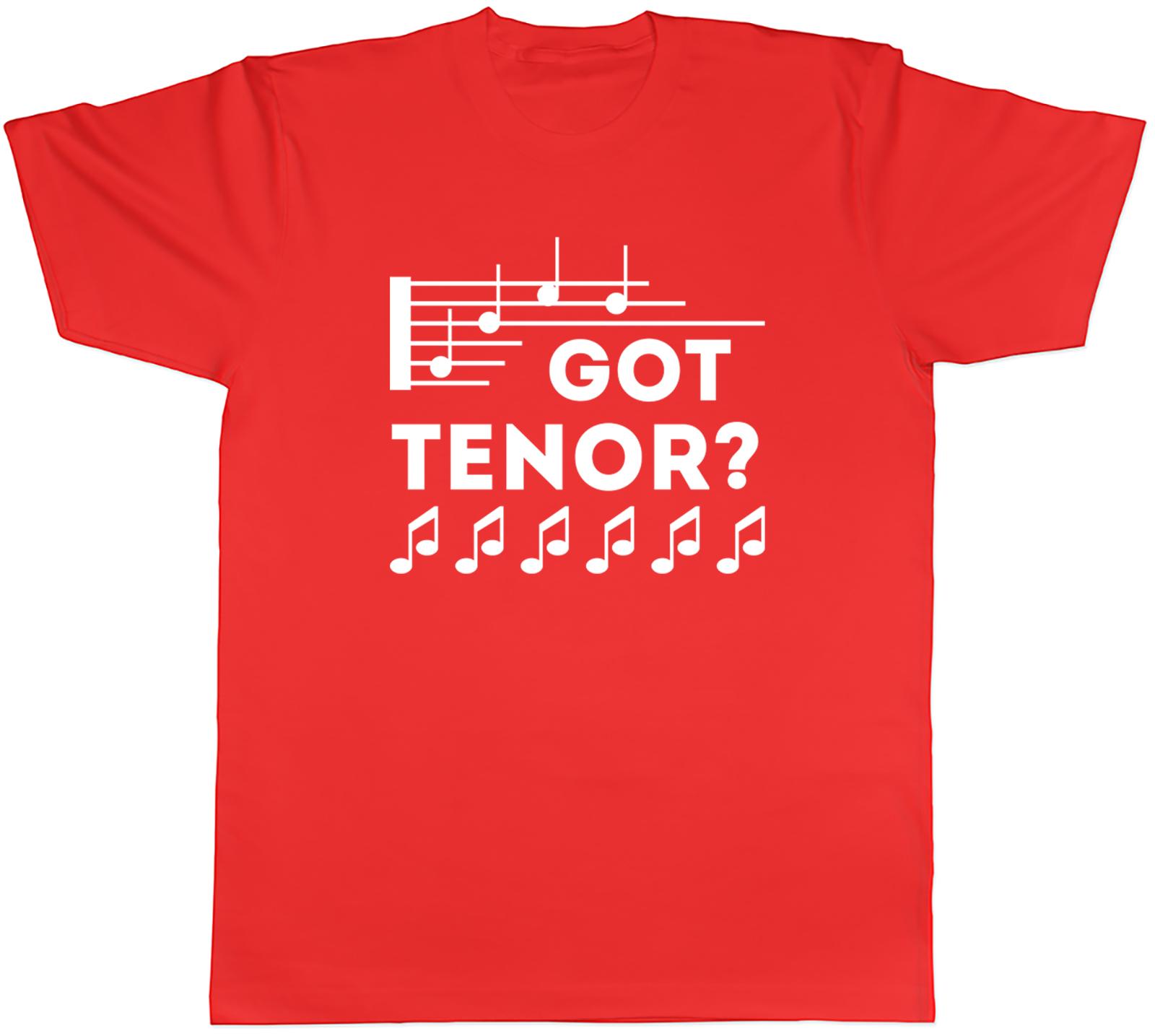 Got Tenor Unisexs TShirt Keyboard Piano Music Notes Unisex Tee Gift S