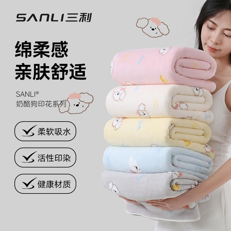 

Towel Coral Fleece Household Cartoon Plus 90 * 170 Printed Bath Towel Adult Wrap Bath Towel 70*140 жовтий