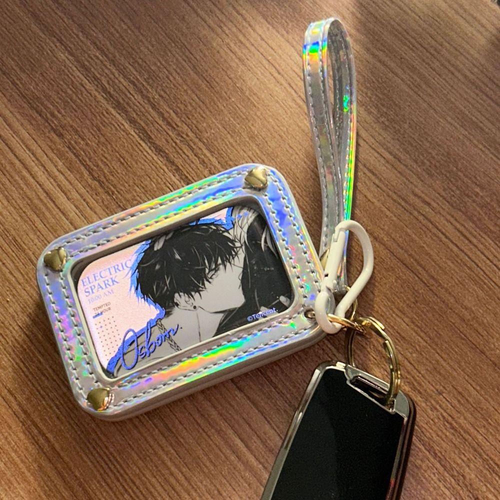 Square Anime Badge Holder Transparent Badge Ita Bag Badge Display Pendant  Badge Display