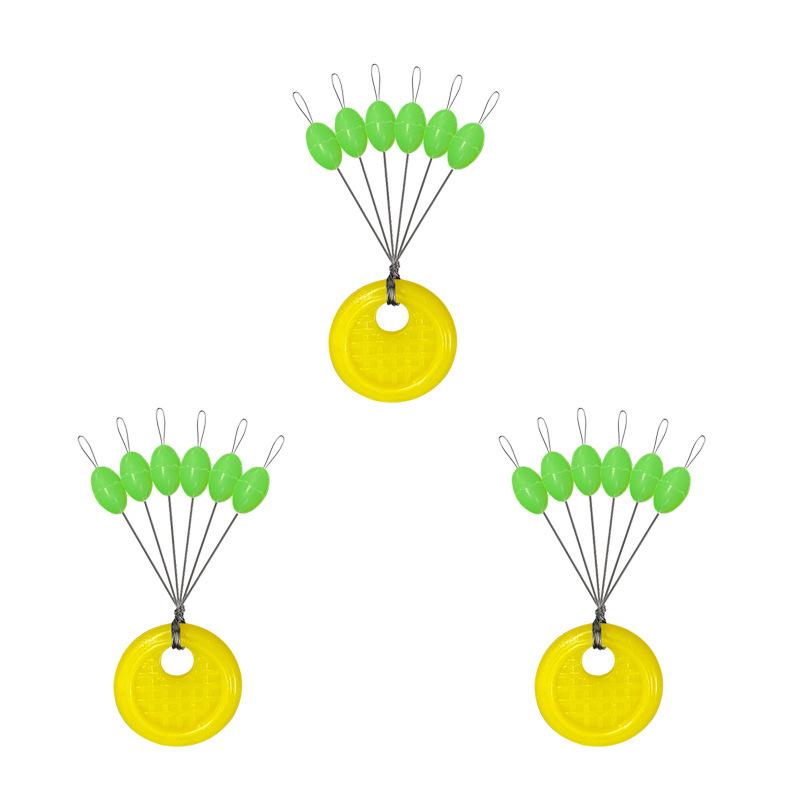 Luminous Silicone Space Beans: Large Olive Fishing Stoppers for Sea Fishing and Long Cast Anchors.