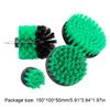 4Pcs Multi-Purpose Electric Drill-Brush Power Scrubber Brush Set Power Drills Scrubber Brush for Floor Tub Shower Tile Bathroom