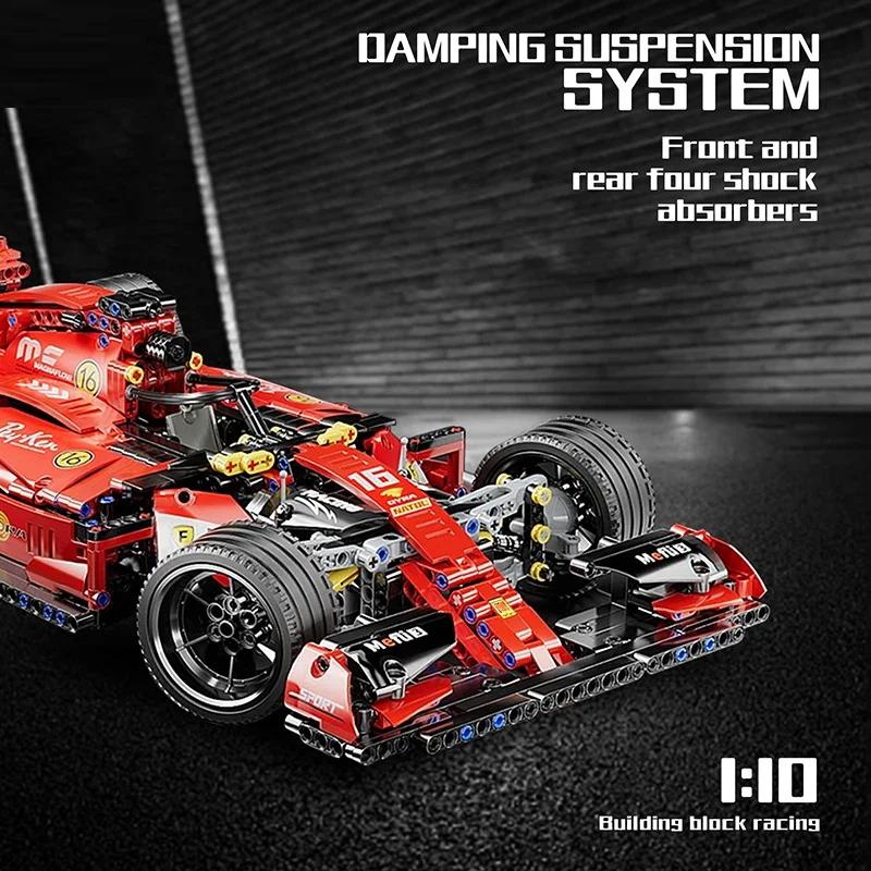 Building Blocks Car Remote Control Super Racing Car Moc Bricks Rc High-Tech Model Race Car Toys Vehicle Kids Boys Christmas Gift