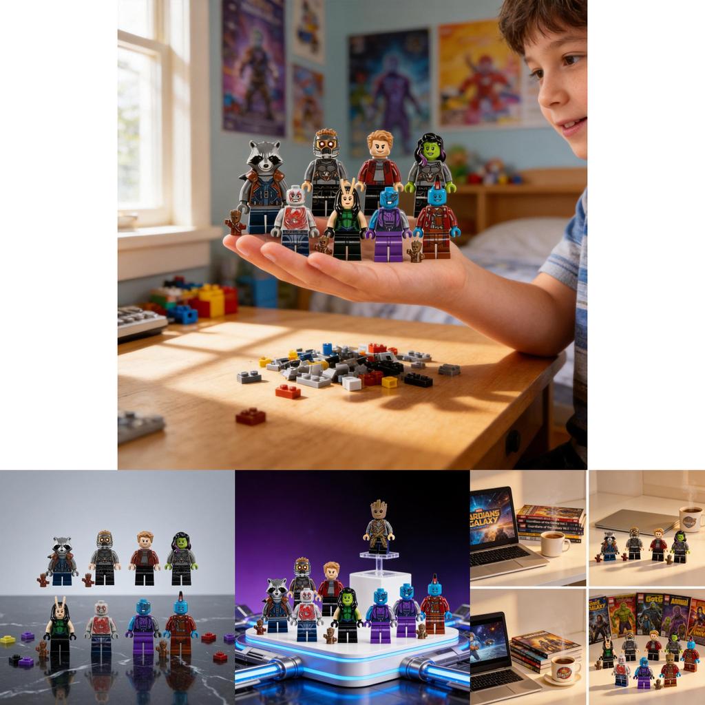 Guardians Of The Galaxy 2 Bausteine Spielzeug mit DIY-Montage für kreatives Kinderspiel
