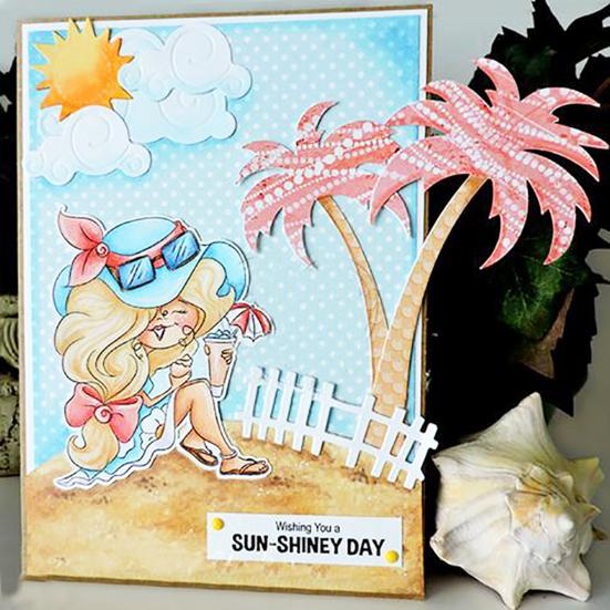 Sun Cutting DIY Craft Die Kids Cloud Design Stencil Scrapbook Mold Decor