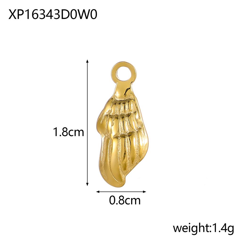 CARLIDANA Delicate Unisex Waterproof Stainless Steel Sun Pendant Moon Charms 18k Gold Color for DIY Jewelry Necklace Jewelry