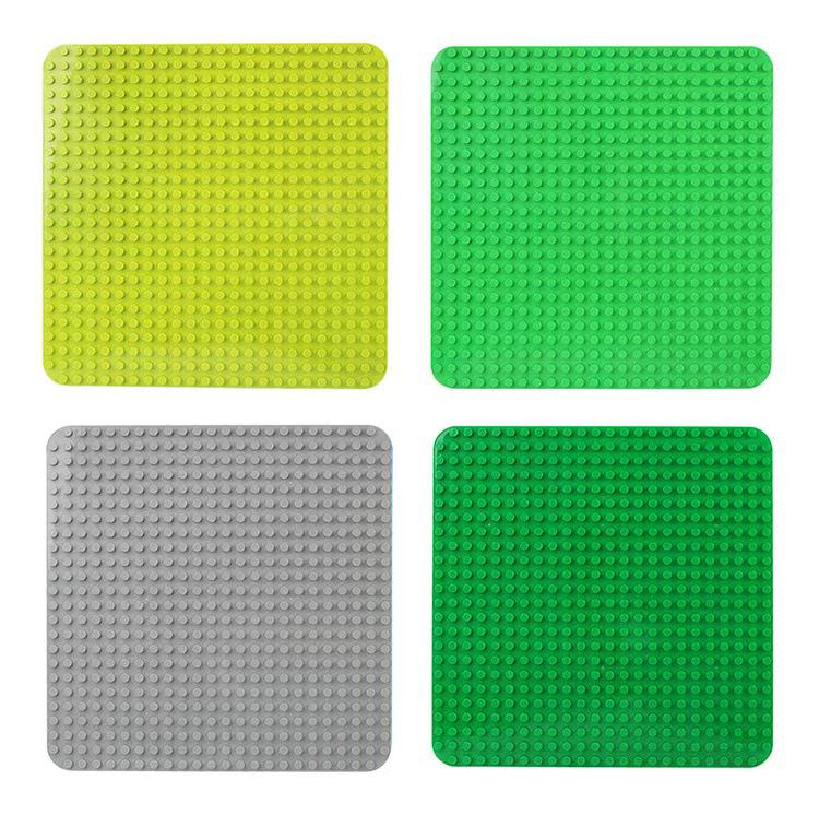 Cross-border 16x32 Large Particle Building Block Baseplate with 24x24 Rounded Corner, Right Angle, 38.4x38.4 Wall Baseplate