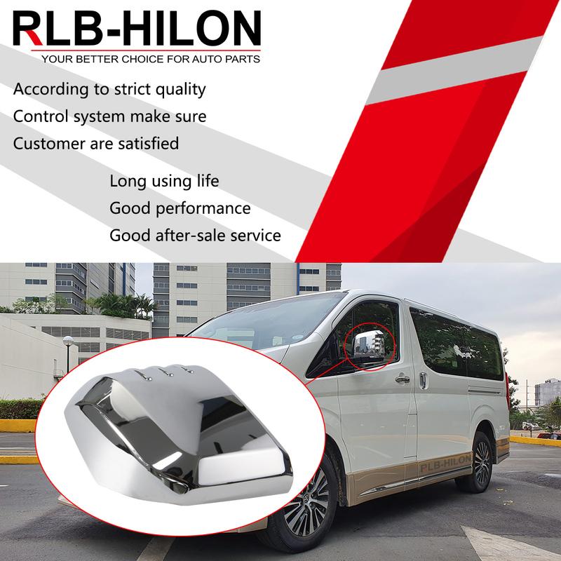 Auto Rückspiegel Abdeckung Hülle Schale Zierleiste Links Rechts Für Toyota Hiace Chrom Zubehör