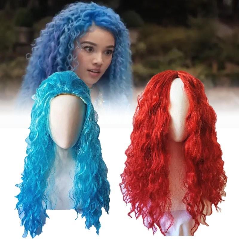 Stunning 2024 Descendants 4 Vampire Heir Long Wavy Wig For Cosplay With High Temperature Fiber