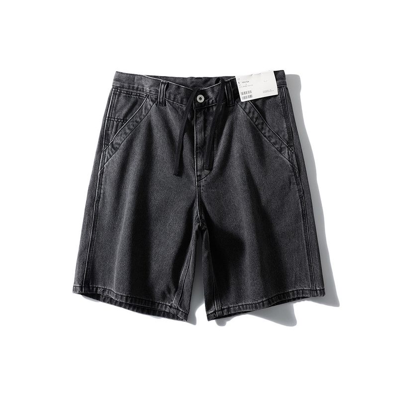 American vintage Cotton Fashion Brand Demin shorts Men's Summer Loose Fifth Pants Foreign Trade Men's Cotton Casual Pants