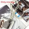 Water Diamond Mini Crossbody Bag With Pearl Chain For Streetwear Fashion