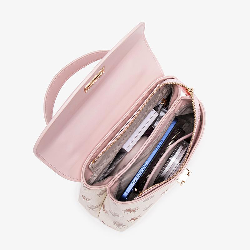 Trend ins style autumn new contrasting color messenger bag to work daily versatile commuting fashion popular shoulder bag women