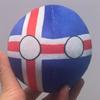 10cm Poľsko guľa plyšový vankúš Bangladéš Írsko Anglicko Škótsko Portoriko Srbsko Wales Nepál Countryball Hračka Darček
