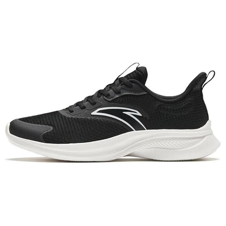 

New Anta Anti Slip Wear Resistant Low Top Long Distance Running Shoes Men s Black White 912335501-2 42