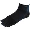 Footmax FXR107 BLK XL Running Short Made In Japan Socks, Five-Toe Socks,