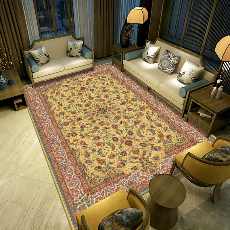 New Chinese Style Living Room Carpet Simple Coffee Table Sofa Floor Mat Bedside Carpet Easy To Maintain