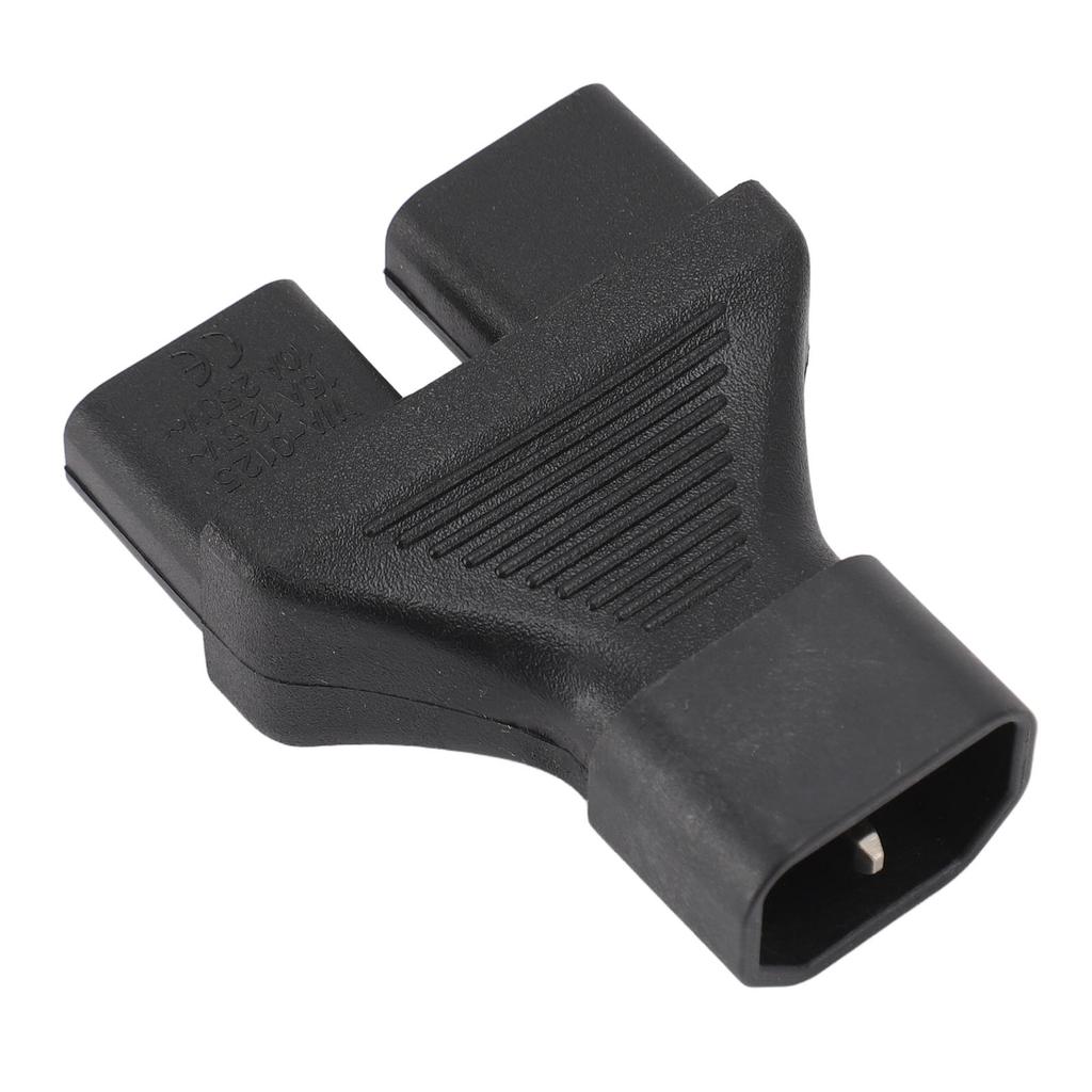 C14 To C13 Y Splitter Male To Female Adapter Cable Power Plug Cord Single IEC320