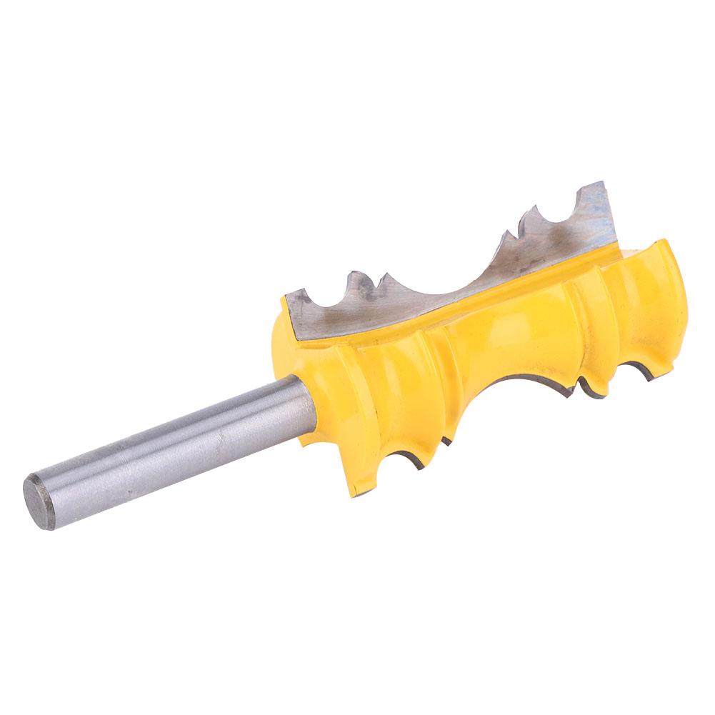 Elaborate Chair Rail Molding Router Bit 8mm Shank Woodworking Milling Cutter