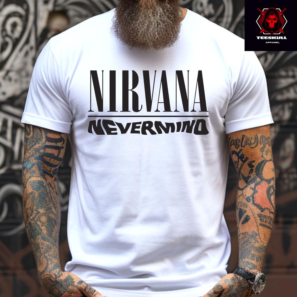 Nirvana Nirvana Nevermind Rock Band Unisex Heavy Cotton T-shirt S3XL