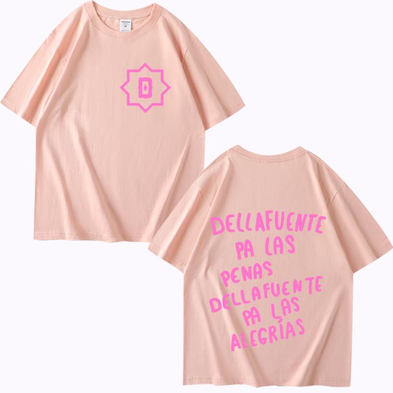 Rapper Dellafuente Pa Las Penas Dellafuente Pa Las Alegrías Graphic T Shirt men women Oversized 100% Cotton loose Unisex tops