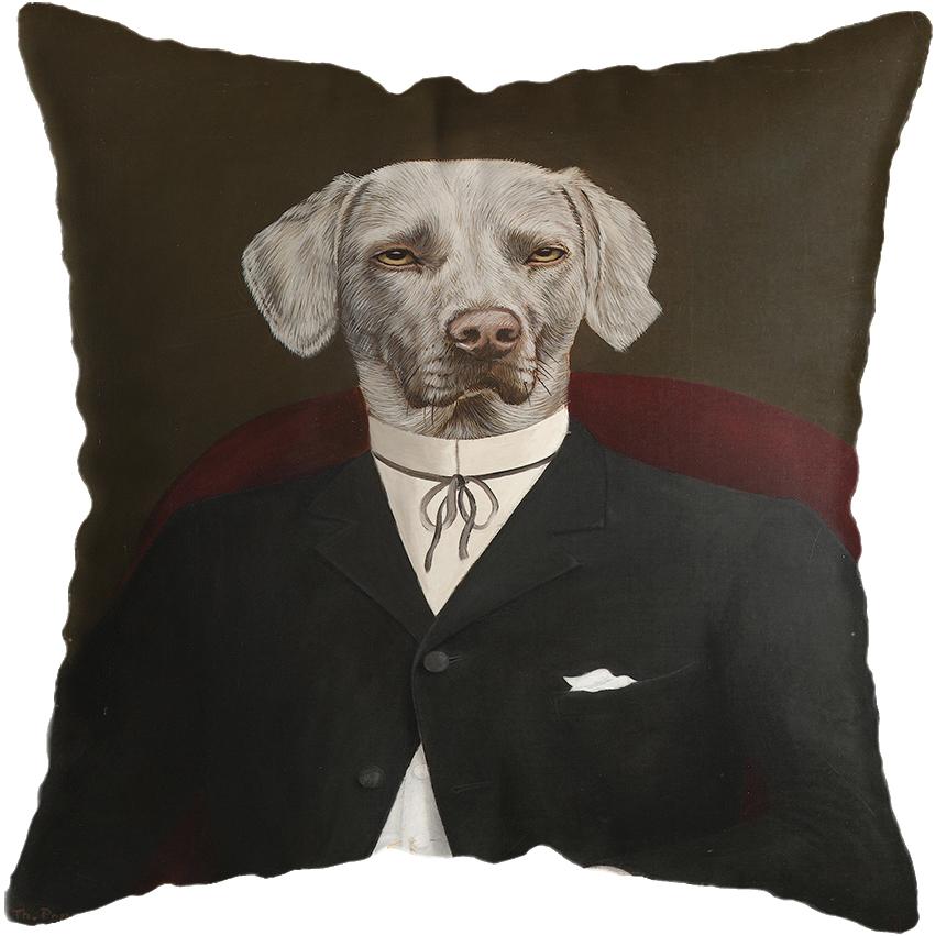 Vintage Painting Cat Dog Animal Pillow Cover Car Decor Cushion Cover Home Sofa Bed Cushion Cover