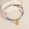 Cross-border Starfish Shell Beaded Necklace: Fashionable Handmade Imitation Pearl Jewelry