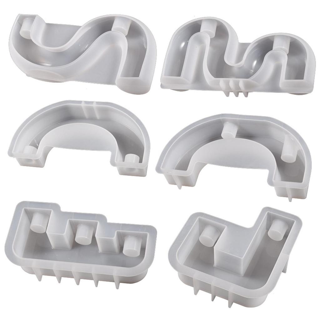 Silicone Model Candle Holder Model Candle Holder Reusable DIY Epoxy Resin