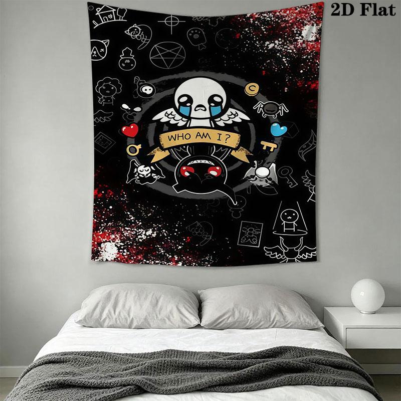 TBOI poster Wall Hanging Printed Fabric Blanket Decorative Tapestries for Bedroom Living Room Home Decor