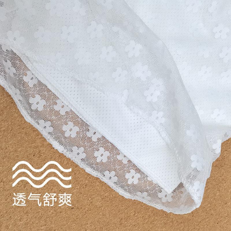 Jk Safety Pants Summer Thin Double Lace Three-quarter Pants Can Be Worn Over Shorts Loose Anti-slip Insurance Leggings