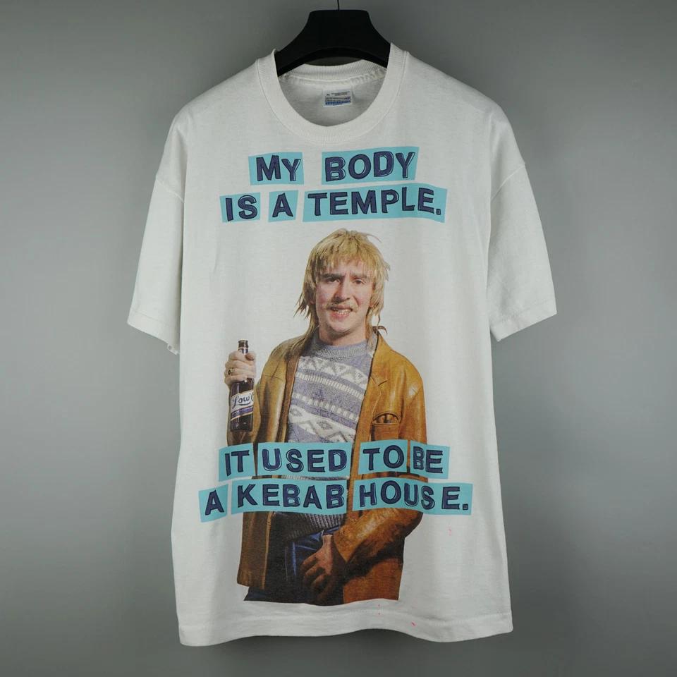 Vintage 1990s My Body Is A Temple It Used To Be Kebab House T-Shirt XL