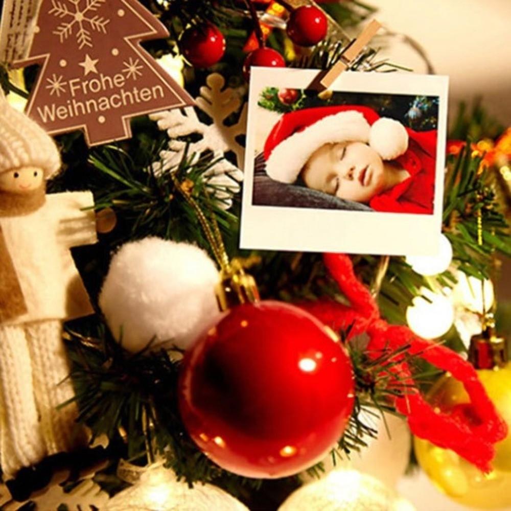 Jingle Bell Tabletop Artificial Christmas Tree Ribbon Bow Festive Party Supplies Home