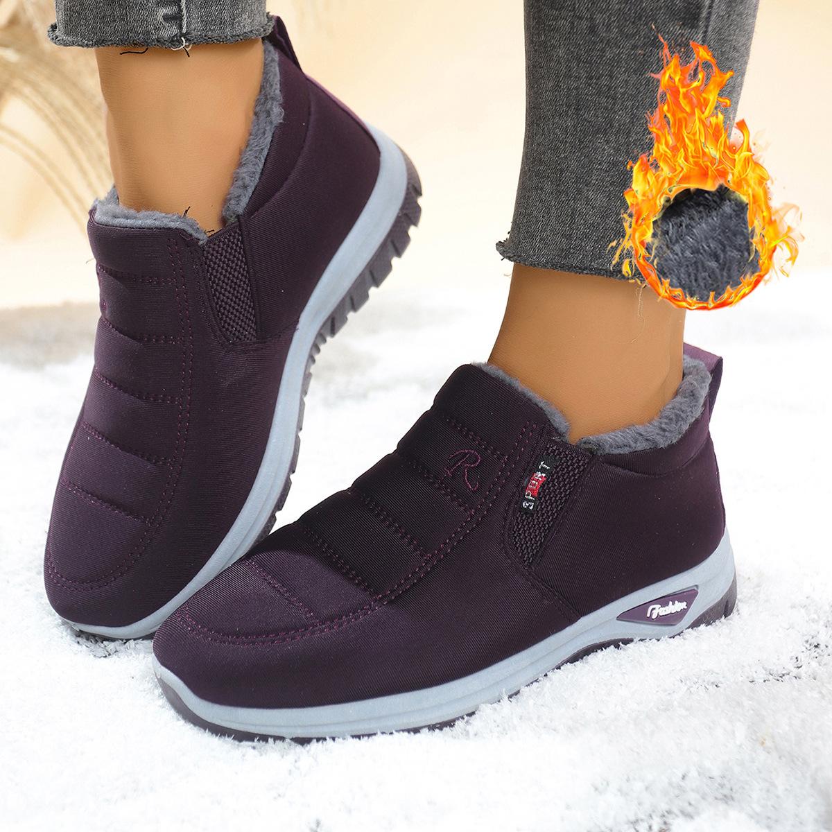 

Cotton shoes for women s new winter models, lazy people pedal snow boots for women s winter warmth, and women s customization is versatile. 43