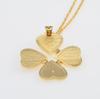 Heart-Shaped Multi-Layer Photo Locket Necklace with Four-Tier Heart Photo Pendant