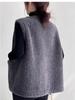 Vest for Women Cotton Autumn Winter Sleeveless Tops Vest Thickened Casual Round-neck Vest