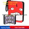 Pokémon Cartoon PU Game Card Collection Book with 4-Grid and 9-Grid Layouts