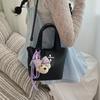 Han Simple Portable Bucket Bag Women's 2026 Spring New Fashion Textured Shoulder Crossbody Bag