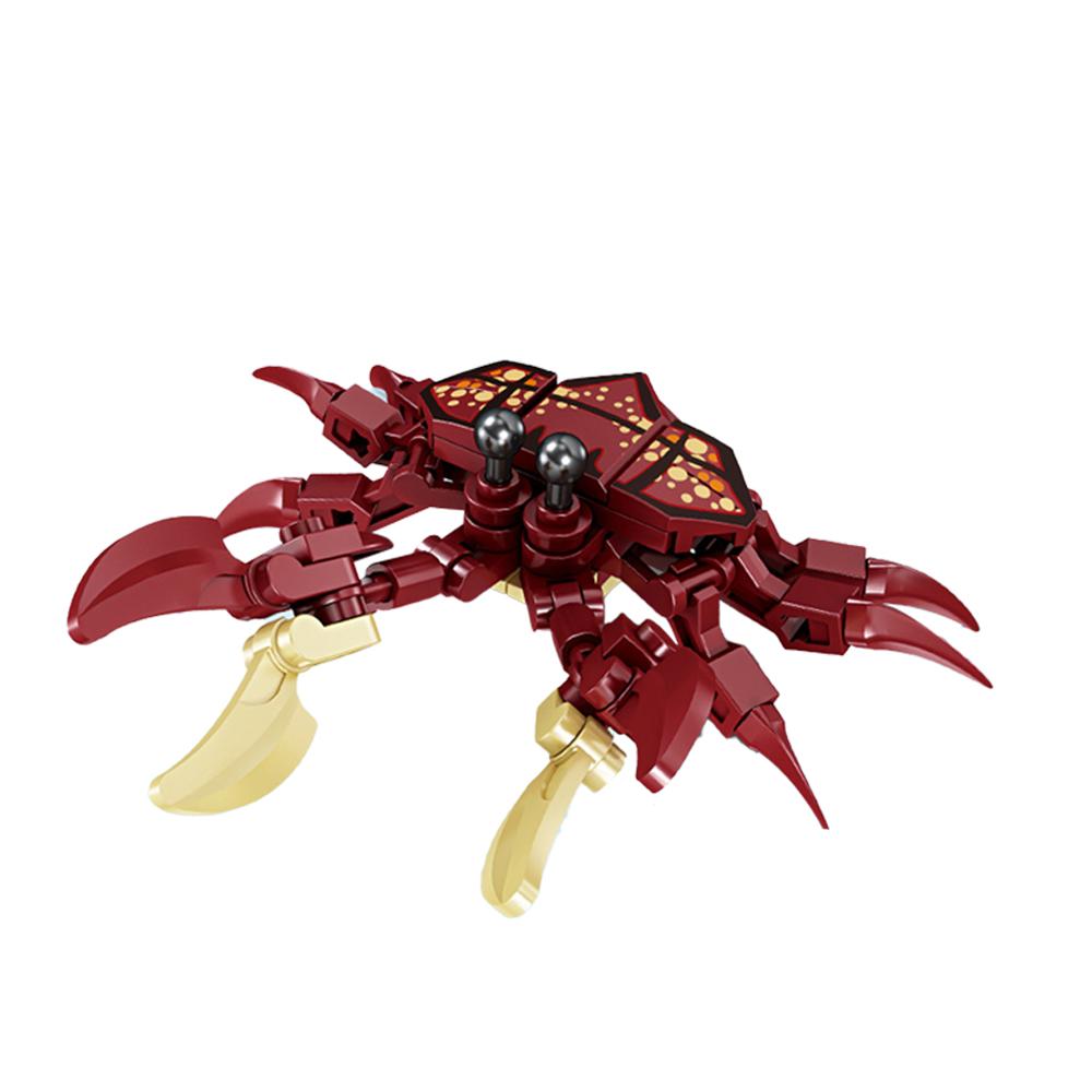 Mini Blocuri de Construcție pentru Jucării cu Animale de Adâncime în Oceanul Mare: Explorând creaturi abisale și jucării puzzle pentru copii