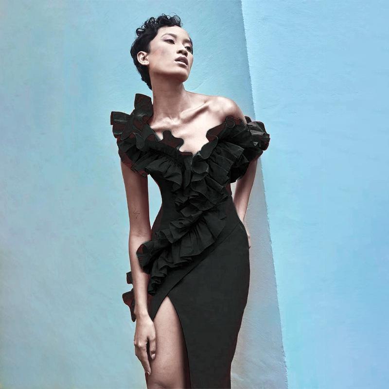 Annual Meeting Festive Bandage Evening Dress