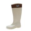 Tall Tube Fashion Rain Shoes Women's Water Boots Color Matching New Outer Wear Rain Boots Women's Adult Long Boots Waterproof Glue Shoes