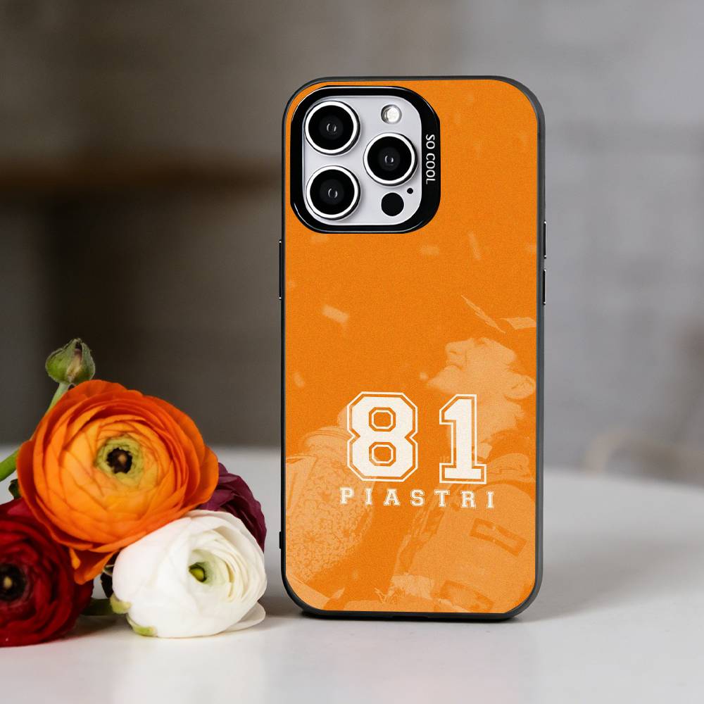 Чехол для телефона O-Oscar Piastri 81 для iPhone 17,16,15,14,13,12,11 Plus,Pro Max,XS,Цветной Посеребренный Внутренний Чехол iPhone13
