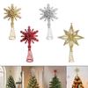 Tree Topper Gift ,Creative, Hollow Design, Christmas Decoration ,Decorative Ornament for Party Office Shop Holiday Decor Holiday