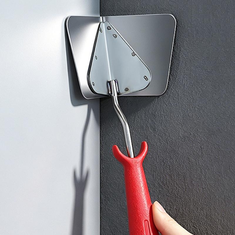 90 Degree Home Renovation Drywall Corner Tool Professional Repairing Corner Mudding Tool Stainless Steel Putty Scraper