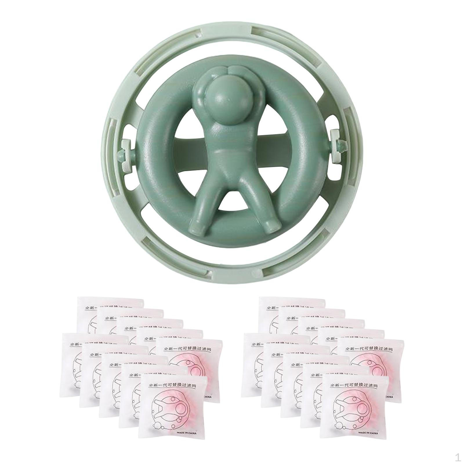 

Сумка для фильтра стиральной машины Портативные чистящие средства Удаление волос зелёный