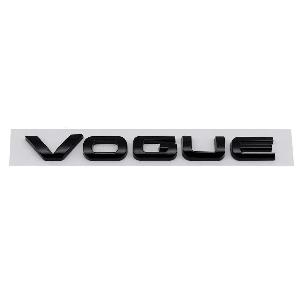 ABS Autoaufkleber Buchstaben Emblem Heckklappenplakette für VOGUE EVOQUE Discovery Range Rover Defender Freelander