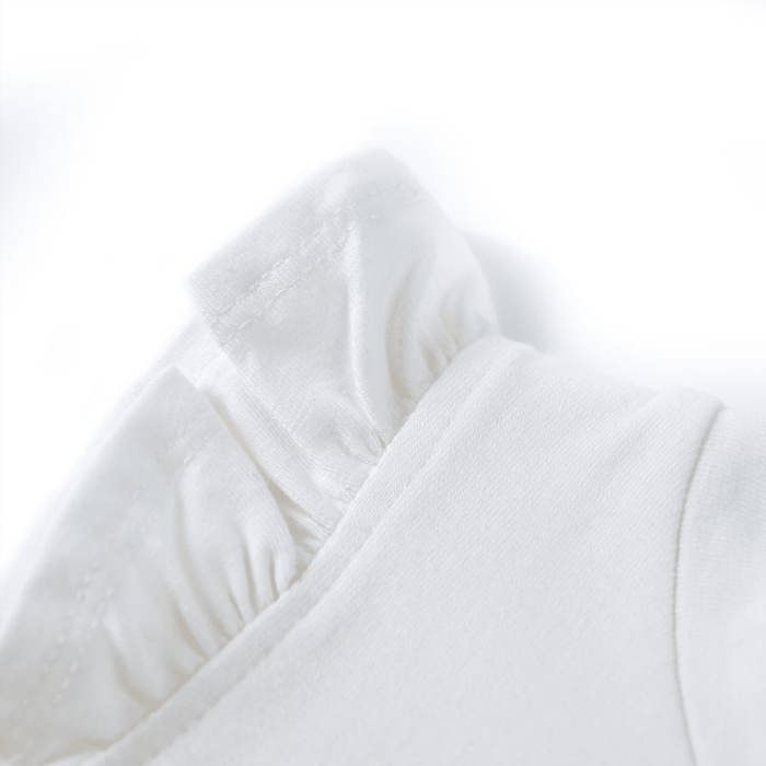 T-shirt enfants avec manches à volants écru 92/104/116/128/140