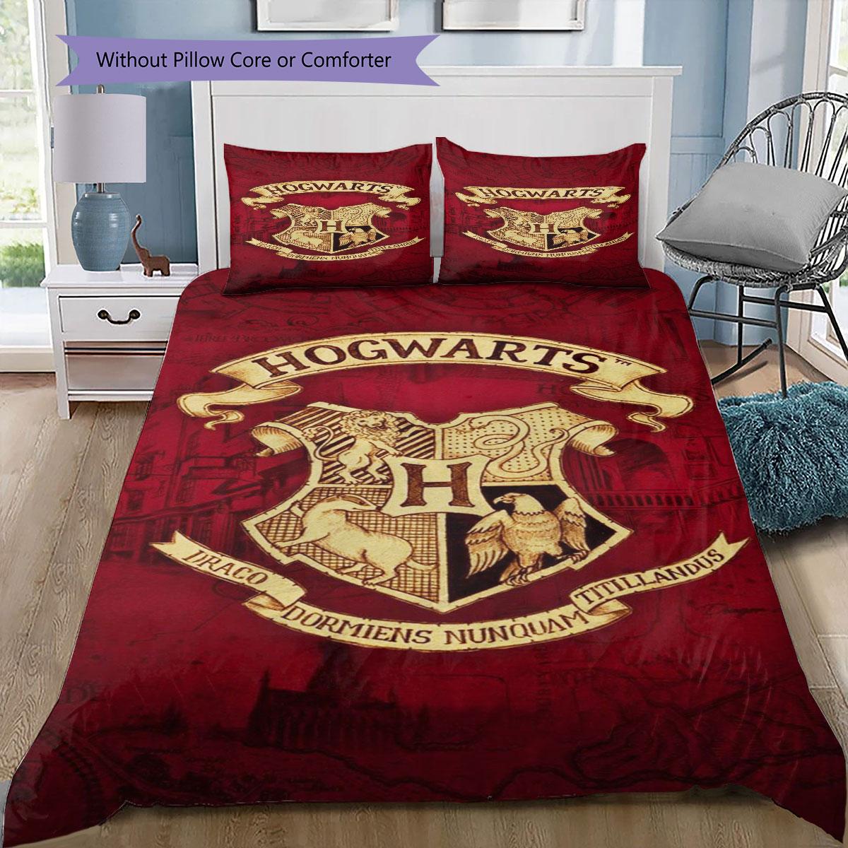 

Harry Potter Magic character three-piece bedding set, in various sizes, soft and comfortable, bedroom bedding (without core). 135x200cm