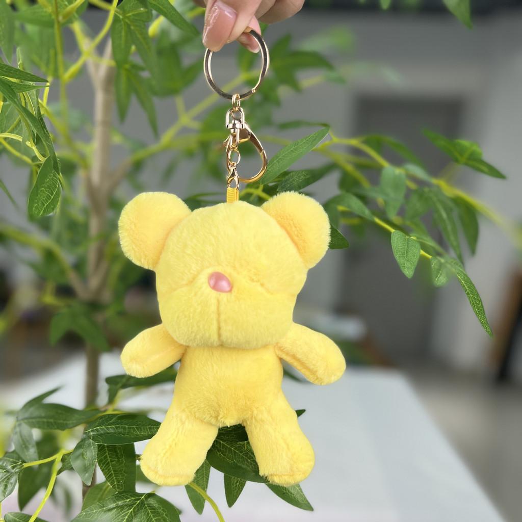 Playful Fun And Plush Bear Keychain With Ultra Soft Fabric Perfect For Gifts